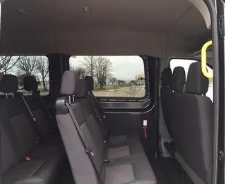 Vermietung Ford Transit. Komfort, Minivan Fahrzeug zur Miete in Weißrussland ✓ Kaution Einzahlung von 400 USD ✓ Versicherungsoptionen KFZ-HV, TKV, VKV Plus, VKV Komplett, Diebstahlschutz, Ausland.