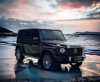 Mietwagen Mercedes-Benz G-Class 2021 in Georgien, mit Benzin-Kraftstoff und 422 PS ➤ Ab 1045 GEL pro Tag.