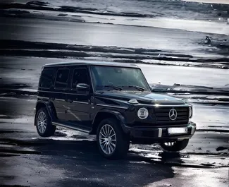 Vermietung Mercedes-Benz G-Class. Komfort, Premium, SUV Fahrzeug zur Miete in Georgien ✓ Kaution Einzahlung von 1800 GEL ✓ Versicherungsoptionen KFZ-HV, TKV.