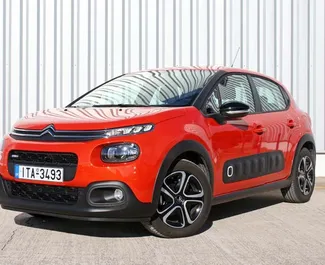 Vermietung Citroen C3. Wirtschaft, Komfort, Crossover Fahrzeug zur Miete in Griechenland ✓ Kaution Keine Kaution ✓ Versicherungsoptionen KFZ-HV, VKV Komplett, Insassen, Diebstahlschutz.