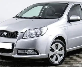 Frontansicht eines Mietwagens Chevrolet Nexia in Taschkent, Usbekistan ✓ Auto Nr.6493. ✓ Automatisch TM ✓ 0 Bewertungen.