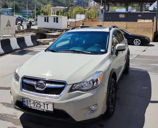 Frontansicht eines Mietwagens Subaru XV in Tiflis, Georgien ✓ Auto Nr.6359. ✓ Automatisch TM ✓ 0 Bewertungen.