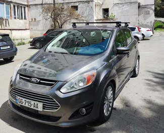 Frontansicht eines Mietwagens Ford C-Max in Tiflis, Georgien ✓ Auto Nr.6475. ✓ Automatisch TM ✓ 3 Bewertungen.