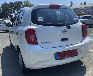 Autovermietung Nissan March Nr.2356 Automatisch in Limassol, ausgestattet mit einem 1,2L Motor ➤ Von Alik auf Zypern.