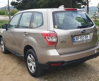 Vermietung Subaru Forester. Komfort, SUV, Crossover Fahrzeug zur Miete in Georgien ✓ Kaution Keine Kaution ✓ Versicherungsoptionen KFZ-HV, TKV, VKV Komplett, Insassen, Diebstahlschutz.