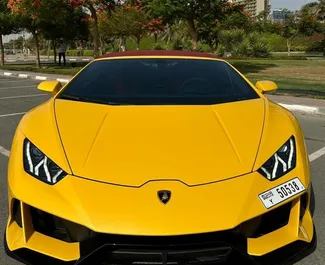 Autovermietung Lamborghini Huracan Evo Cabrio Nr.6802 Automatisch in Dubai, ausgestattet mit einem 5,2L Motor ➤ Von Abbas in VAE.