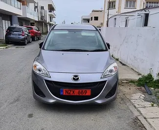 Frontansicht eines Mietwagens Mazda Premacy in Larnaca, Zypern ✓ Auto Nr.3978. ✓ Automatisch TM ✓ 0 Bewertungen.
