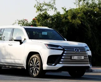 Mietwagen Lexus LX570 2023 in VAE, mit Benzin-Kraftstoff und 409 PS ➤ Ab 1100 AED pro Tag.