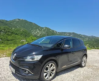 Frontansicht eines Mietwagens Renault Scenic in Budva, Montenegro ✓ Auto Nr.7029. ✓ Automatisch TM ✓ 3 Bewertungen.