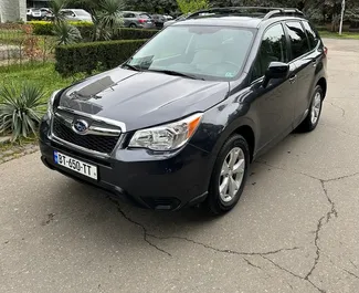 Frontansicht eines Mietwagens Subaru Forester in Tiflis, Georgien ✓ Auto Nr.6720. ✓ Automatisch TM ✓ 2 Bewertungen.