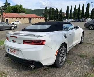 Vermietung Chevrolet Camaro Cabrio. Premium, Luxus, Cabrio Fahrzeug zur Miete in Georgien ✓ Kaution Einzahlung von 600 GEL ✓ Versicherungsoptionen KFZ-HV, TKV.