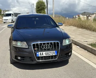 Frontansicht eines Mietwagens Audi A6 in Saranda, Albanien ✓ Auto Nr.7118. ✓ Automatisch TM ✓ 1 Bewertungen.