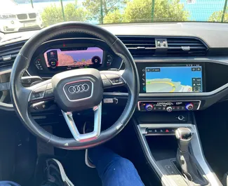 Audi Q3 2021 zur Miete verfügbar in Rafailovici, mit Kilometerbegrenzung unbegrenzte.