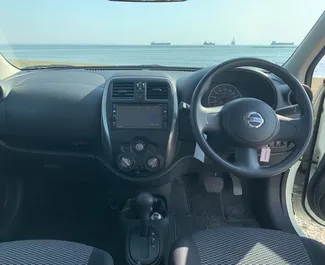 Benzin 1,2L Motor von Nissan March 2018 zur Miete in Larnaca.