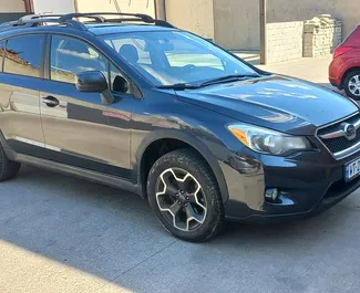 Frontansicht eines Mietwagens Subaru Crosstrek in Tiflis, Georgien ✓ Auto Nr.7316. ✓ Automatisch TM ✓ 1 Bewertungen.