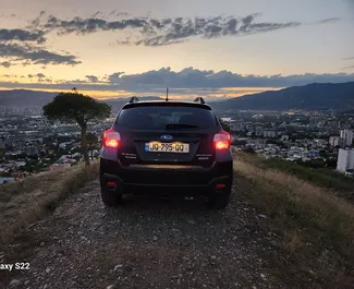 Vermietung Subaru Crosstrek. Komfort, SUV, Crossover Fahrzeug zur Miete in Georgien ✓ Kaution Keine Kaution ✓ Versicherungsoptionen KFZ-HV, VKV Komplett, Insassen, Diebstahlschutz, Junge.