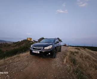 Frontansicht eines Mietwagens Subaru Crosstrek in Tiflis, Georgien ✓ Auto Nr.7212. ✓ Automatisch TM ✓ 0 Bewertungen.