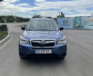 Subaru Forester 2014 zur Miete verfügbar in Tiflis, mit Kilometerbegrenzung unbegrenzte.