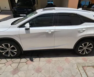 Vermietung Lexus RX 350. Komfort, Premium, Crossover Fahrzeug zur Miete in VAE ✓ Kaution Einzahlung von 2000 AED ✓ Versicherungsoptionen KFZ-HV, TKV, VKV Plus, Insassen, Diebstahlschutz, Keine Kaution.