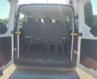 Vermietung Ford Tourneo Custom. Wirtschaft, Komfort, Minivan Fahrzeug zur Miete in Albanien ✓ Kaution Einzahlung von 100 EUR ✓ Versicherungsoptionen KFZ-HV, TKV, VKV Plus, VKV Komplett, Diebstahlschutz.