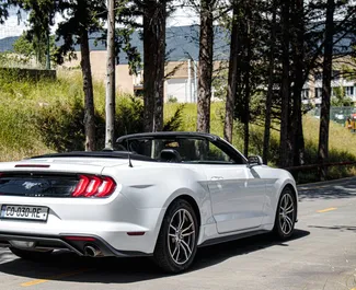 Vermietung Ford Mustang Cabrio. Premium, Luxus, Cabrio Fahrzeug zur Miete in Georgien ✓ Kaution Keine Kaution ✓ Versicherungsoptionen KFZ-HV, VKV Komplett, Diebstahlschutz, Junge.