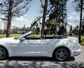 Mietwagen Ford Mustang Cabrio 2018 in Georgien, mit Benzin-Kraftstoff und 310 PS ➤ Ab 233 GEL pro Tag.