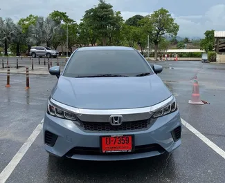 Autovermietung Honda City Nr.8105 Automatisch auf Samui Flughafen, ausgestattet mit einem 1,0L Motor ➤ Von Alonggorn in Thailand.