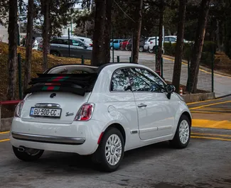 Autovermietung Fiat 500 Cabrio Nr.8034 Automatisch in Tiflis, ausgestattet mit einem 1,4L Motor ➤ Von Tamta in Georgien.