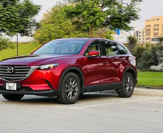 Frontansicht eines Mietwagens Mazda CX-9 in Dubai, VAE ✓ Auto Nr.8298. ✓ Automatisch TM ✓ 1 Bewertungen.