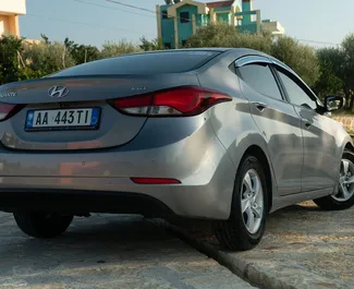 Vermietung Hyundai Elantra. Komfort, Premium Fahrzeug zur Miete in Albanien ✓ Kaution Einzahlung von 100 EUR ✓ Versicherungsoptionen KFZ-HV, Diebstahlschutz, Ausland, Junge.