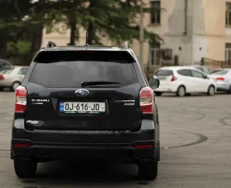 Vermietung Subaru Forester. Komfort, SUV, Crossover Fahrzeug zur Miete in Georgien ✓ Kaution Keine Kaution ✓ Versicherungsoptionen KFZ-HV, TKV, VKV Komplett, Insassen, Diebstahlschutz.