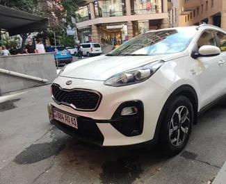 Frontansicht eines Mietwagens Kia Sportage in Eriwan, Armenien ✓ Auto Nr.6783. ✓ Automatisch TM ✓ 0 Bewertungen.