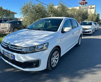 Autovermietung Citroen C-Elysee Nr.8382 Schaltgetriebe in Tirana, ausgestattet mit einem 1,6L Motor ➤ Von Erand in Albanien.