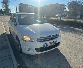 Autovermietung Citroen C-Elysee Nr.8377 Schaltgetriebe in Tirana, ausgestattet mit einem 1,6L Motor ➤ Von Erand in Albanien.