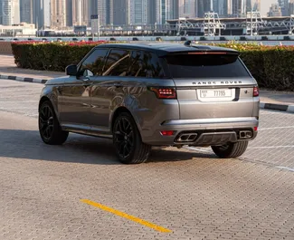 Autovermietung Land Rover Range Rover Sport SVR Nr.8402 Automatisch in Dubai, ausgestattet mit einem 5,0L Motor ➤ Von Kumar in VAE.