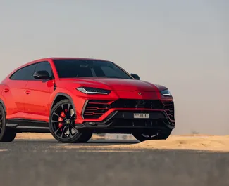 Frontansicht eines Mietwagens Lamborghini Urus in Dubai, VAE ✓ Auto Nr.8398. ✓ Automatisch TM ✓ 0 Bewertungen.