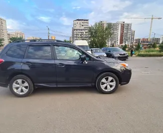 Vermietung Subaru Forester. Komfort, SUV, Crossover Fahrzeug zur Miete in Georgien ✓ Kaution Keine Kaution ✓ Versicherungsoptionen KFZ-HV, TKV, Diebstahlschutz, Ausland, Keine Kaution.