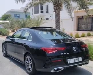 Autovermietung Mercedes-Benz CLA200 Nr.8560 Automatisch in Dubai, ausgestattet mit einem 2,0L Motor ➤ Von Andry in VAE.