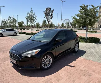 Frontansicht eines Mietwagens Ford Focus in Eriwan, Armenien ✓ Auto Nr.9123. ✓ Automatisch TM ✓ 0 Bewertungen.