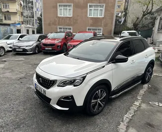 Frontansicht eines Mietwagens Peugeot 3008 in Istanbul, Türkei ✓ Auto Nr.8987. ✓ Automatisch TM ✓ 0 Bewertungen.