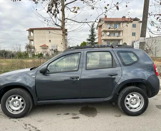 Vermietung Dacia Duster. Wirtschaft, Komfort, Crossover Fahrzeug zur Miete in Albanien ✓ Kaution Einzahlung von 100 EUR ✓ Versicherungsoptionen KFZ-HV, VKV Komplett.