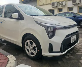 Mietwagen Kia Picanto 2024 in VAE, mit Benzin-Kraftstoff und 89 PS ➤ Ab 85 AED pro Tag.