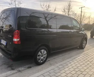 Vermietung Mercedes-Benz Vito. Komfort, Premium, Minivan Fahrzeug zur Miete in Albanien ✓ Kaution Einzahlung von 400 EUR ✓ Versicherungsoptionen KFZ-HV, TKV, Ausland.