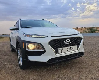 Mietwagen Hyundai Kona 2019 in VAE, mit Benzin-Kraftstoff und 150 PS ➤ Ab 95 AED pro Tag.