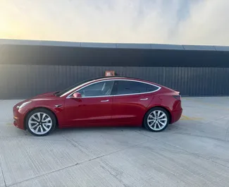 Vermietung Tesla Model 3 – Long Range. Komfort, Premium Fahrzeug zur Miete in Georgien ✓ Kaution Keine Kaution ✓ Versicherungsoptionen KFZ-HV, TKV, VKV Plus, VKV Komplett, Insassen.