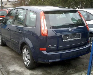 Autovermietung Ford C-Max Nr.10125 Schaltgetriebe am Flughafen von Tirana, ausgestattet mit einem 1,8L Motor ➤ Von Begi in Albanien.