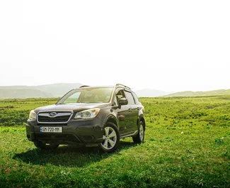 Frontansicht eines Mietwagens Subaru Forester in Tiflis, Georgien ✓ Auto Nr.10141. ✓ Automatisch TM ✓ 0 Bewertungen.