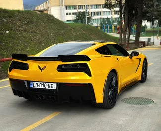 Benzin 6,2L Motor von Chevrolet Corvette 2015 zur Miete in Tiflis.