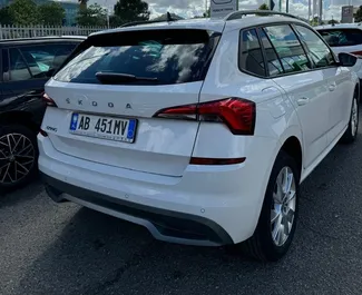 Mietwagen Skoda Kamiq 2023 in Albanien, mit Benzin-Kraftstoff und 115 PS ➤ Ab 50 EUR pro Tag.