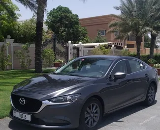 Frontansicht eines Mietwagens Mazda 6 in Dubai, VAE ✓ Auto Nr.10029. ✓ Automatisch TM ✓ 0 Bewertungen.